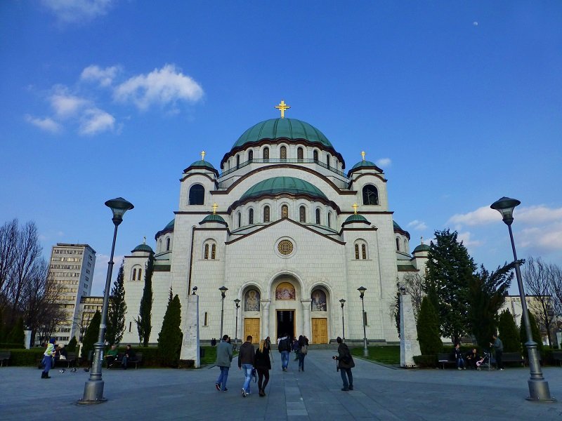 Die Kathedrale des Heiligen Sava (Hram Svetog Save)