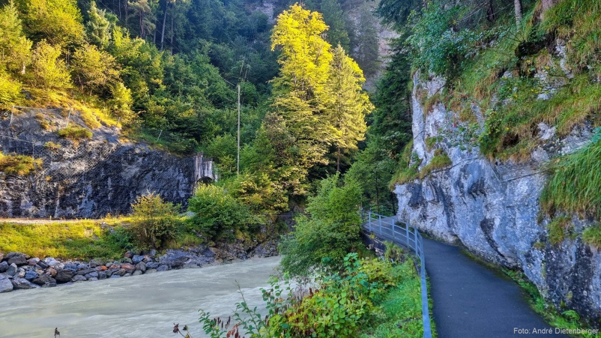 Zugang zur Aareschlucht