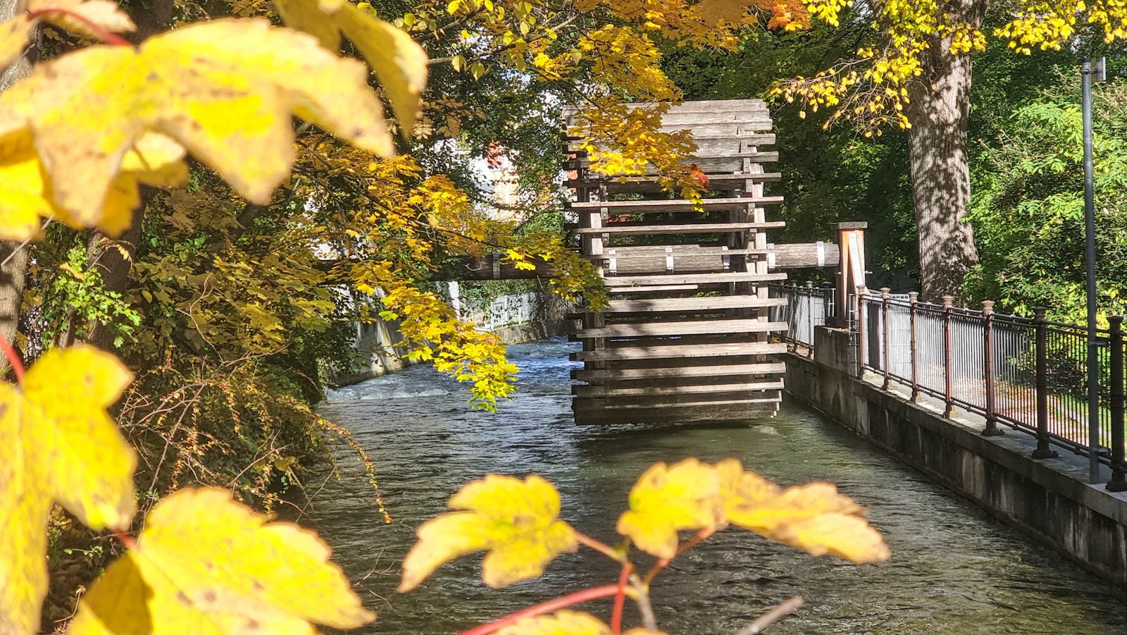 Wasserrad am Schwallech
