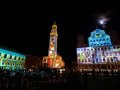 Rathausplatz Augsburg bei den Light Nights