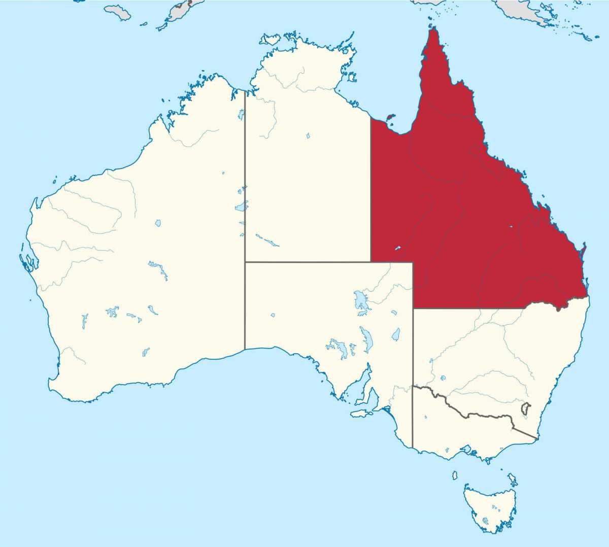 Queensland Karte