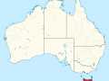Tasmanien Karte