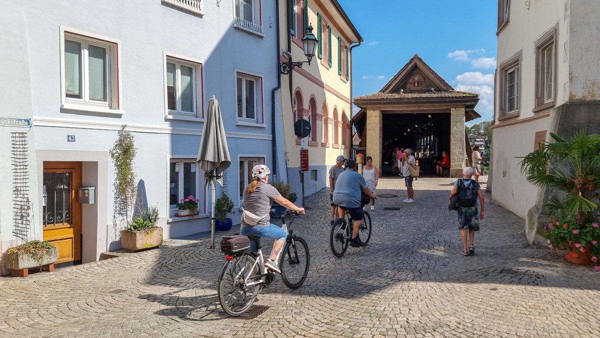 Eingang Holzbrücke Deutsche Seite