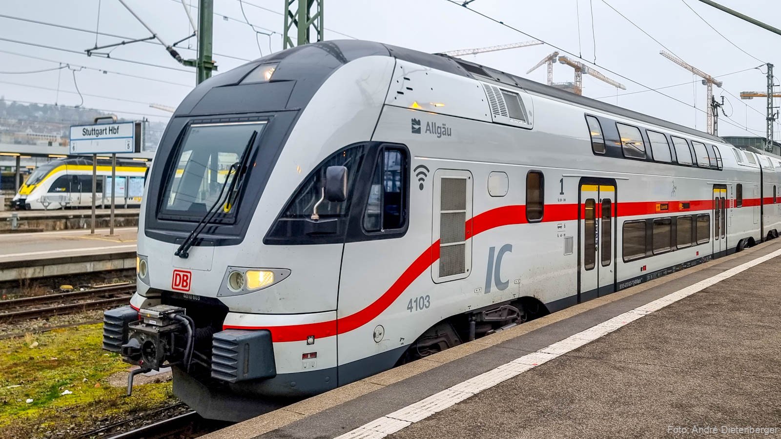 IC 2 Kiss "Allgäu" sim Stuttgart HBF
