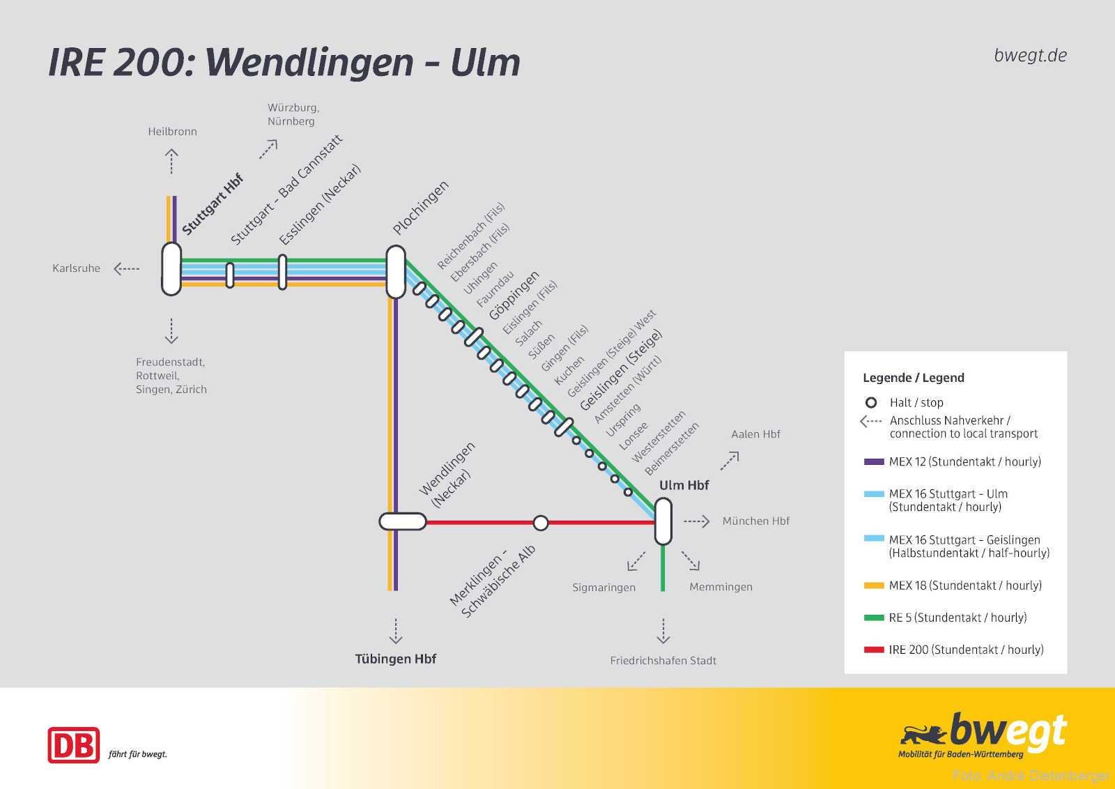 Wendlingen-Ulm Liniennetzplan Netz 59