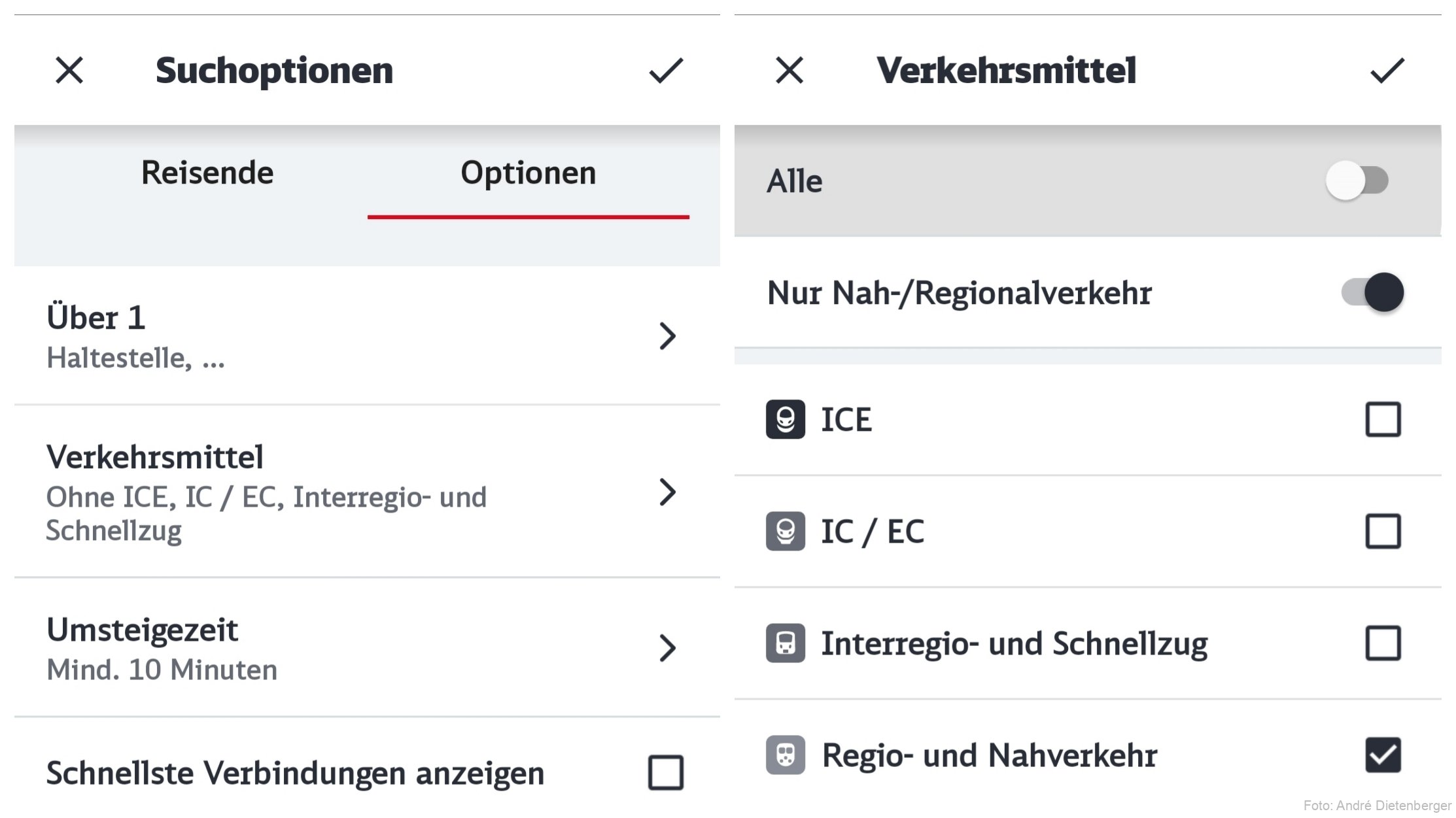 Bahn Auskunft Smartphone