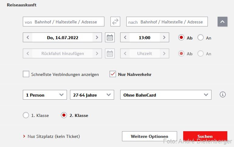 Bahn Auskunft Web