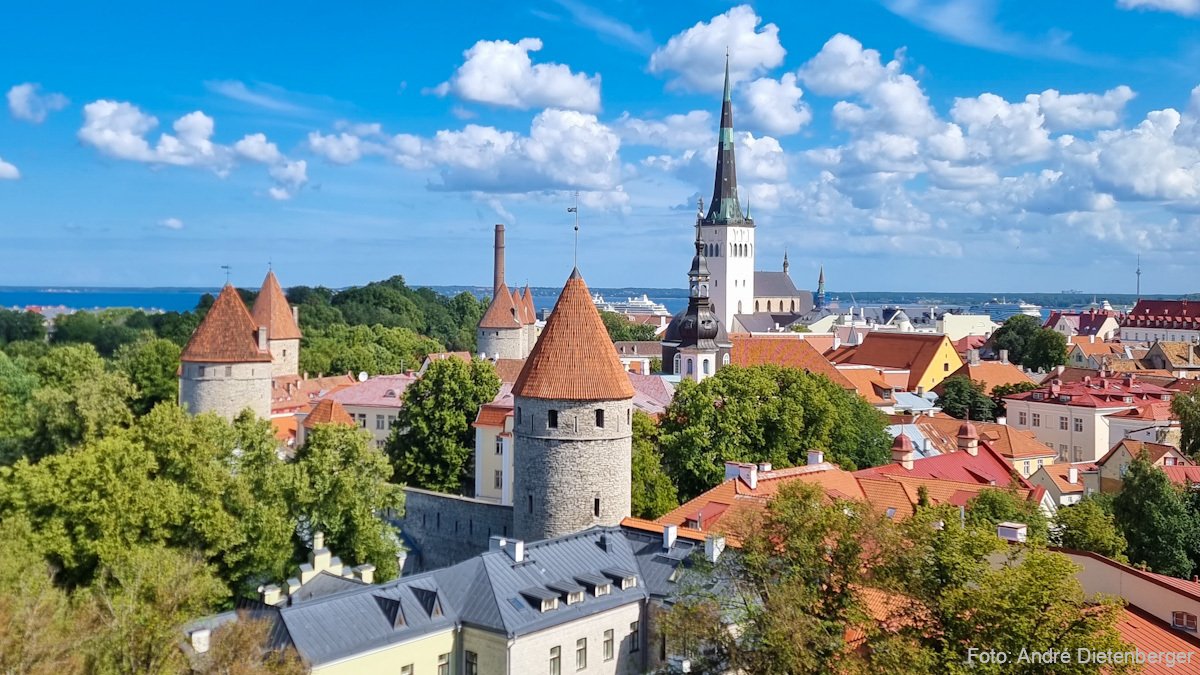 Blick auf Tallinn