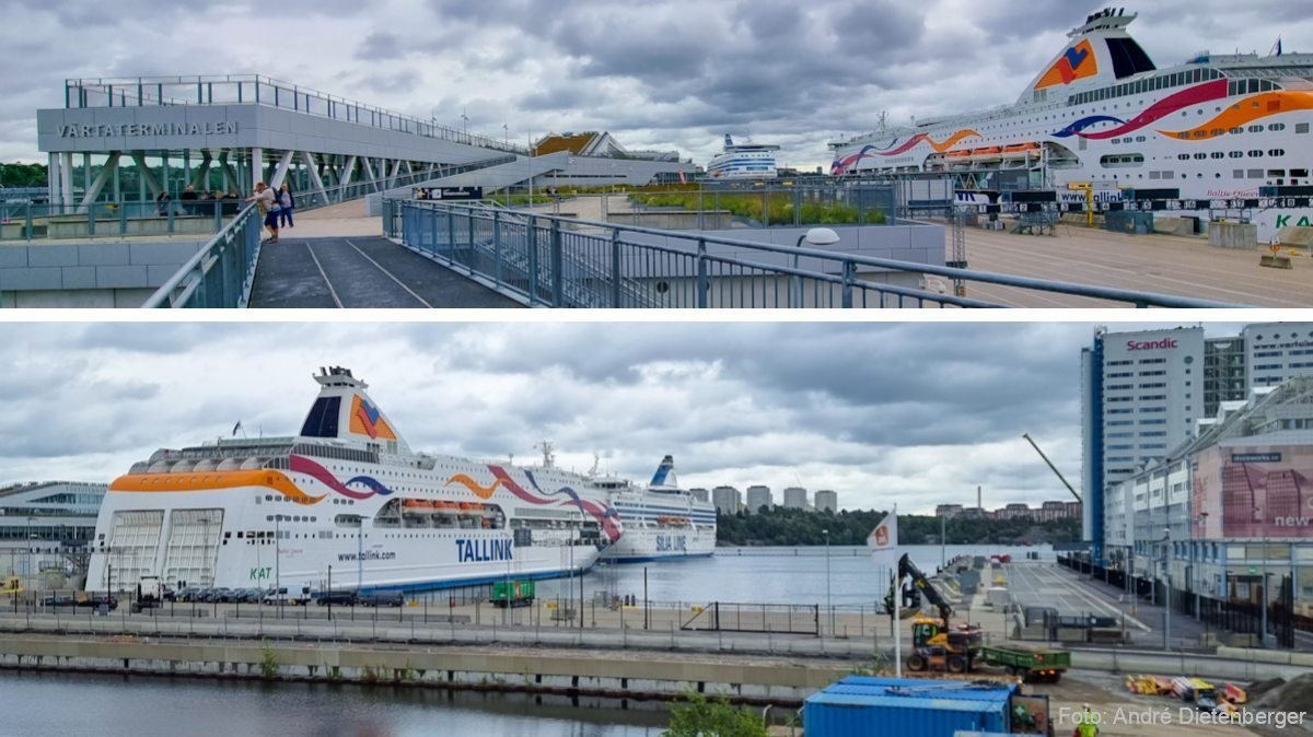 Tallink Silja Terminal in Stockholm Värtahamnen