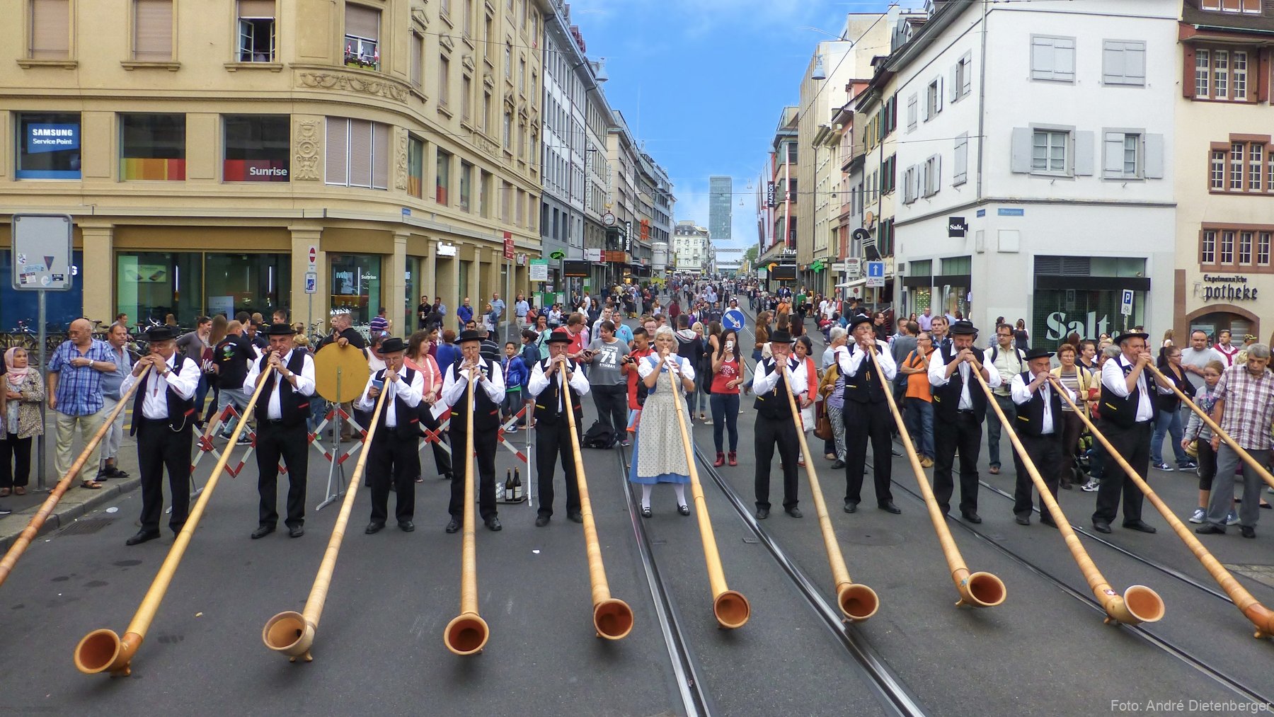 Alphornbläser am Nationalfeiertag 1. August