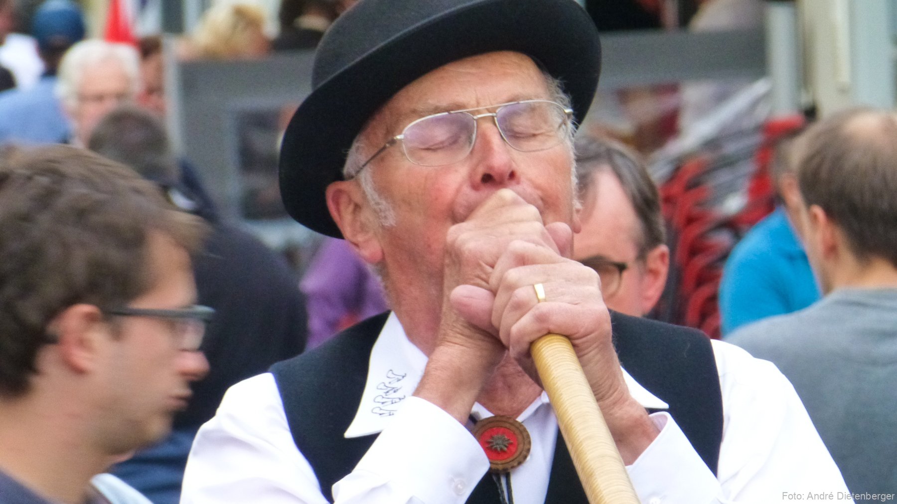 Alphornbläser am Nationalfeiertag 1. August
