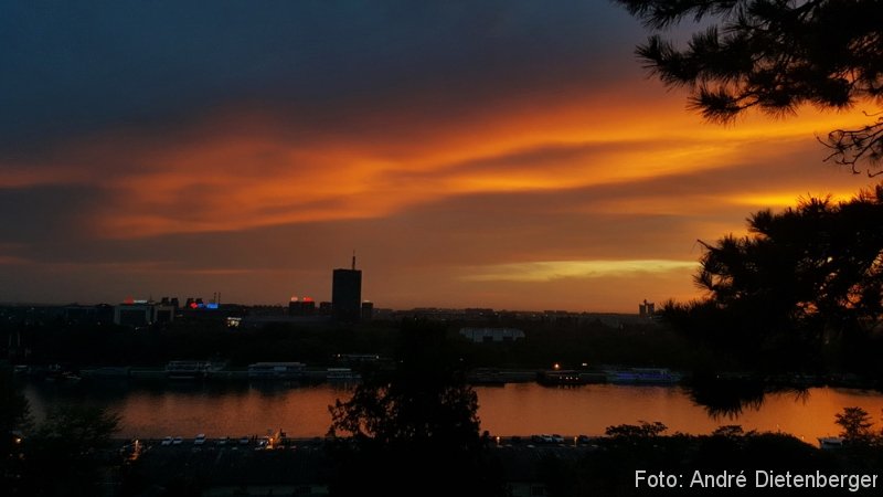 Belgrad - Sonnenuntergang 