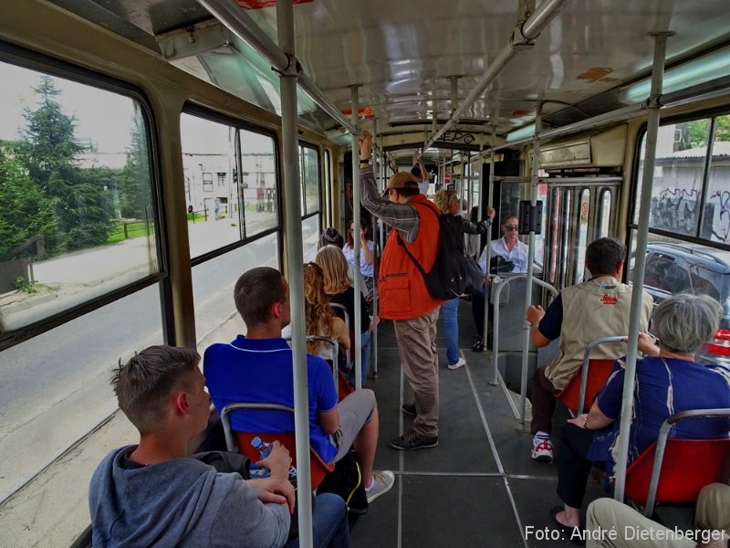 Belgrad - Straßenbahn innen