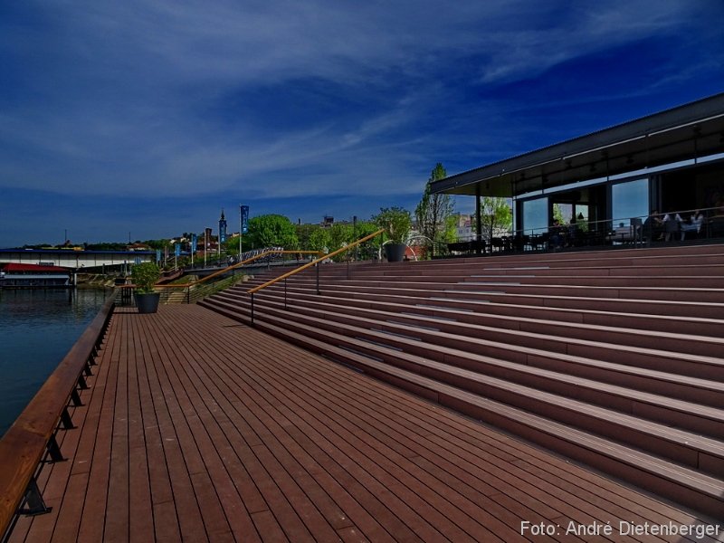 Belgrad - Waterfront Promenaden Treppe