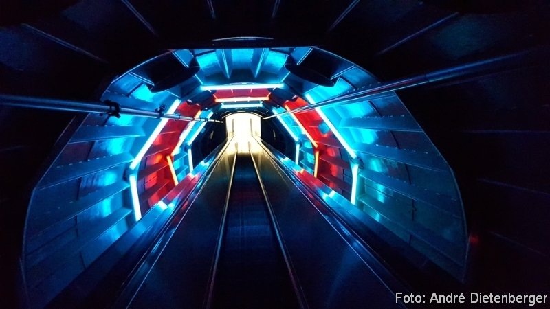 Brüssel - Atomium innen