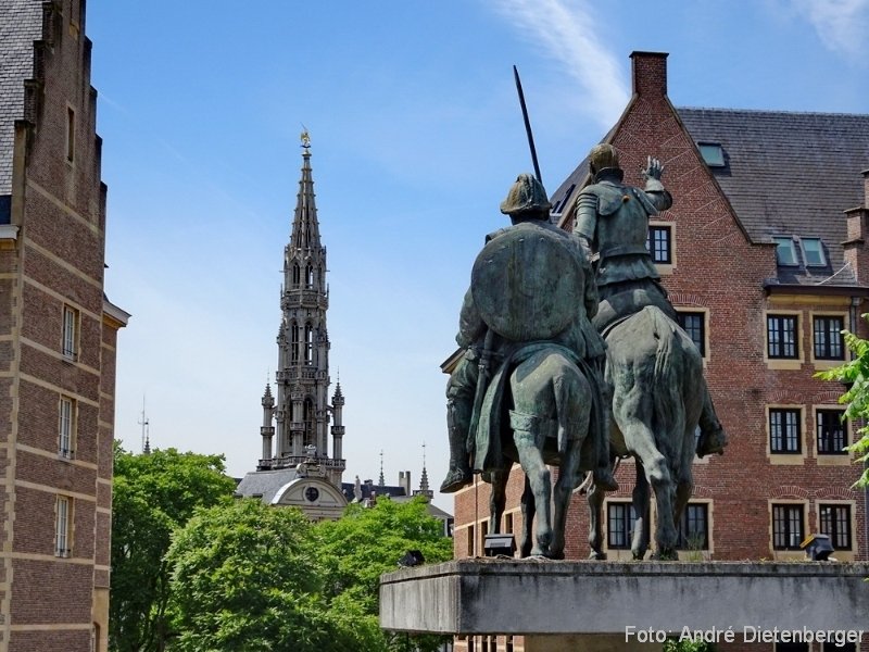 Brüssel - Blick vom Gare Central in die Stadt