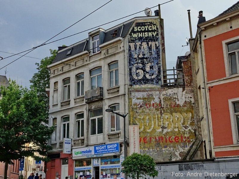Brüssel - Alte Whisky Werbung