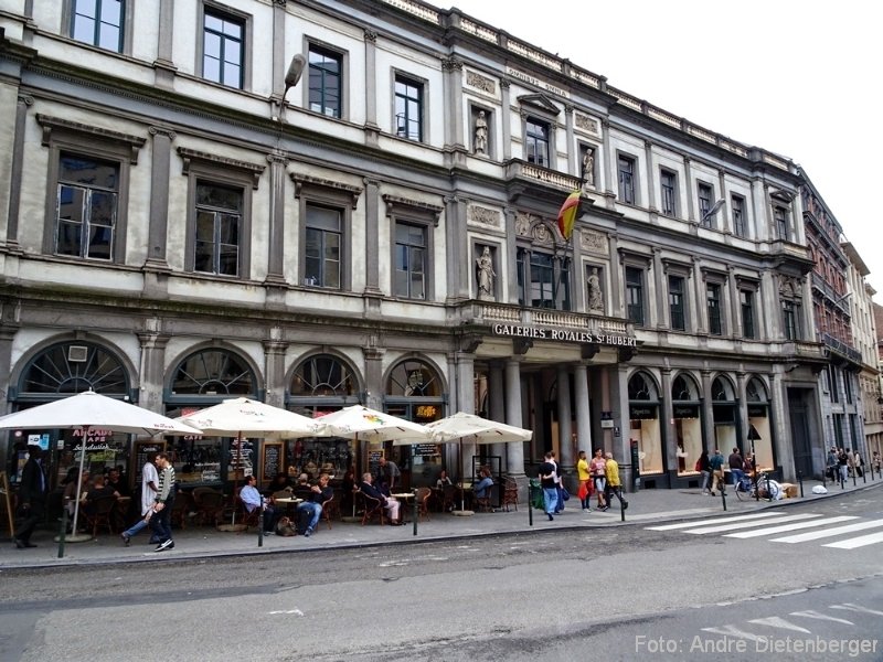 Brüssel - Sankt-Hubertus-Galerien - Eingang