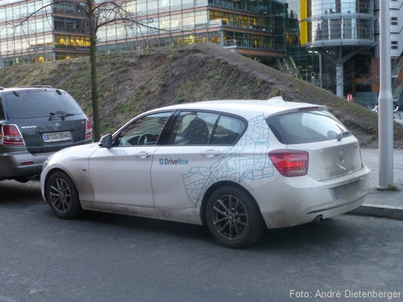DriveNow ActiveE Berlin hinten