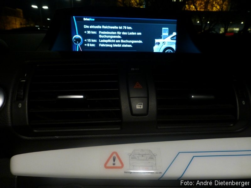 DriveNow ActiveE Berlin Ladehinweis