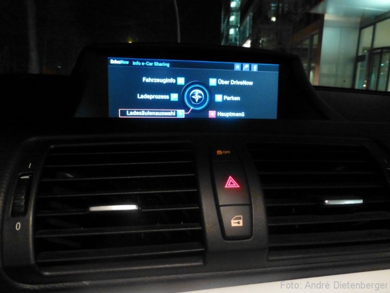 DriveNow ActiveE Berlin Auswahl Ladestationen