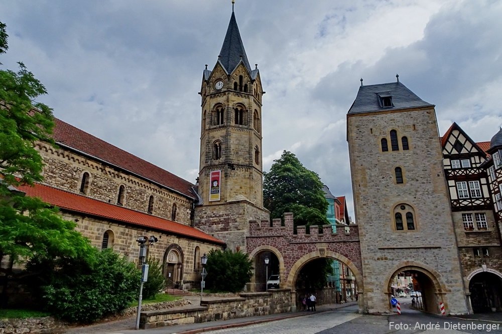 Eisenach - Nikolaikirche und Nikolaitor