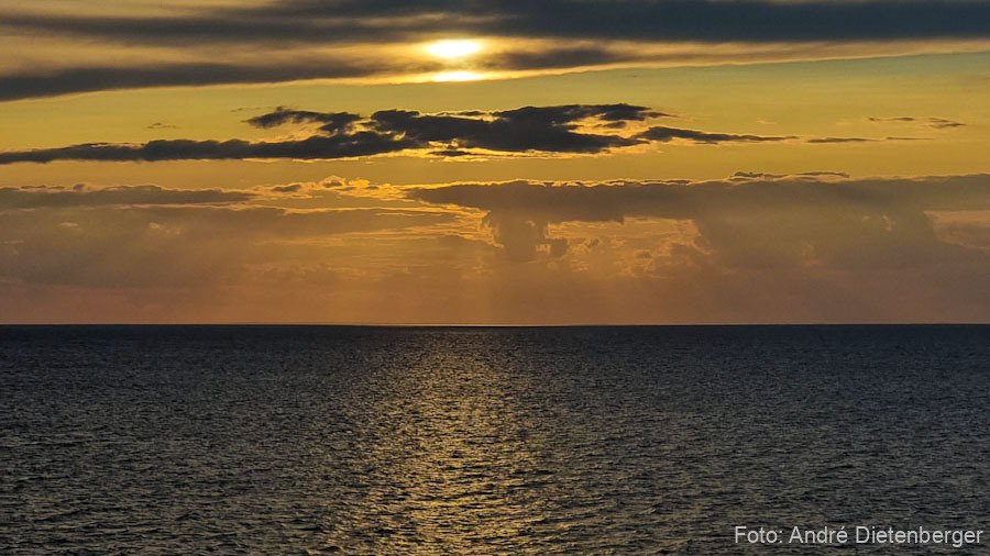 Finnlines Fähre Sonnenuntergang