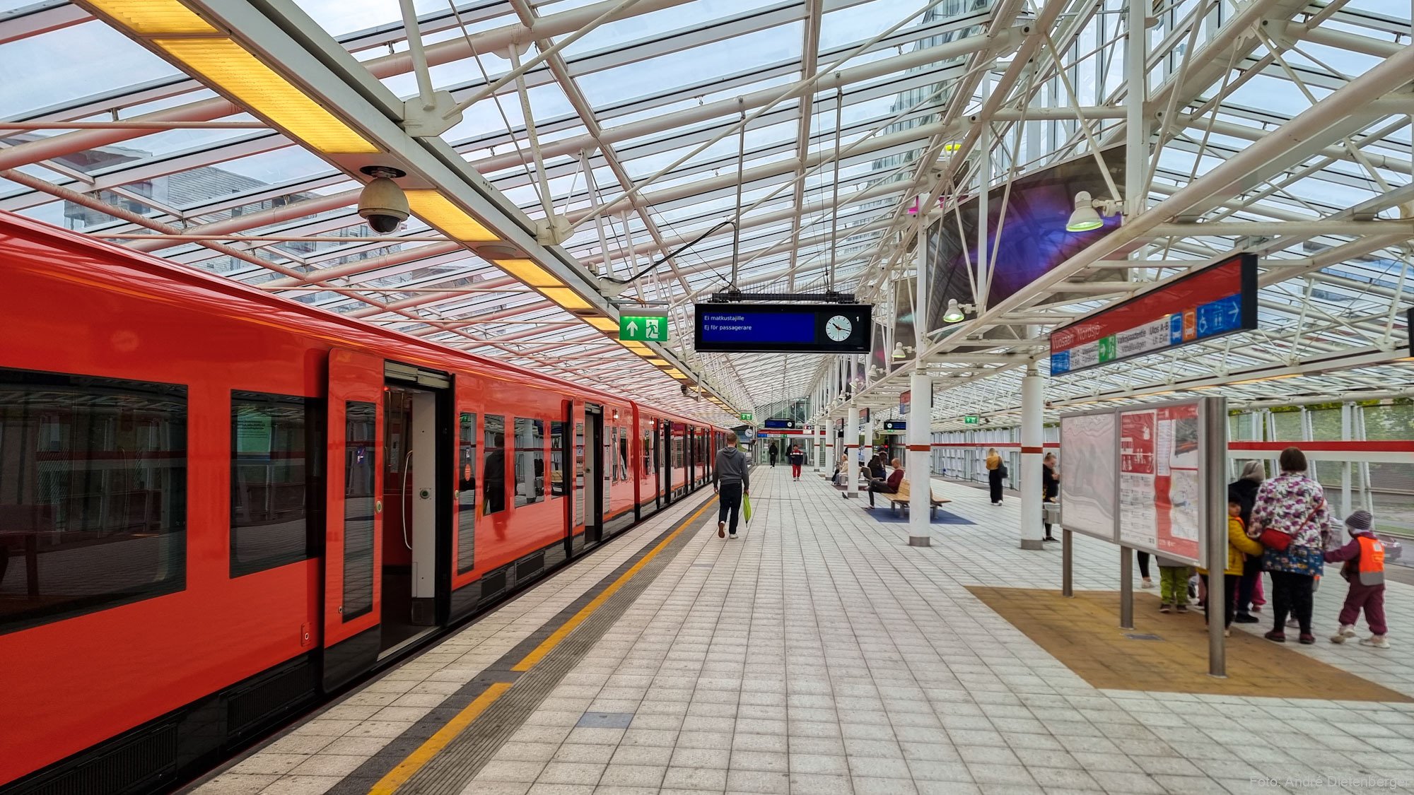 Metro M1 nach Helsinki