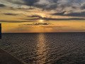 Finnlines Fähre Sonnenuntergang
