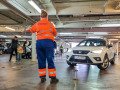 Beim beladen des Bauchs der Finnlines Fähre
