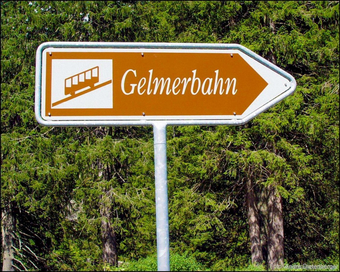 Schild Gelmerbahn