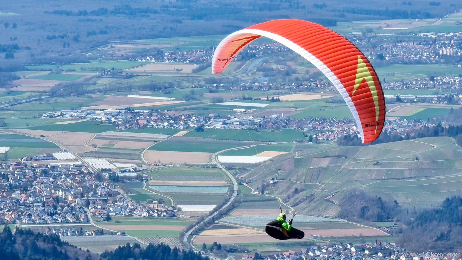 Paraglider am Kandel