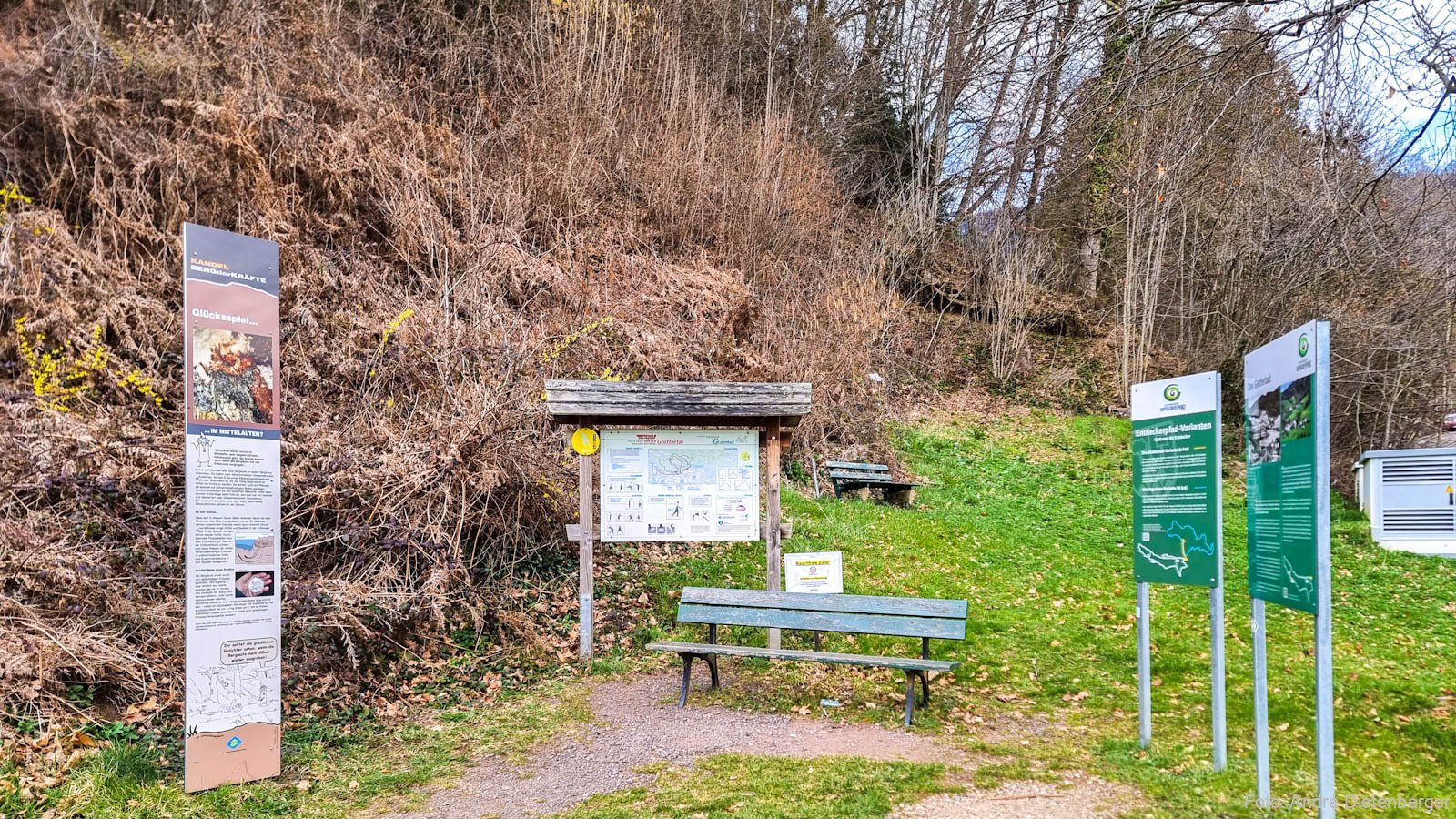 Wandertafeln entlang des Gottertäler Entdeckerpfads