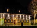 Landidyll Hotel Zum Kreuz bei Nacht