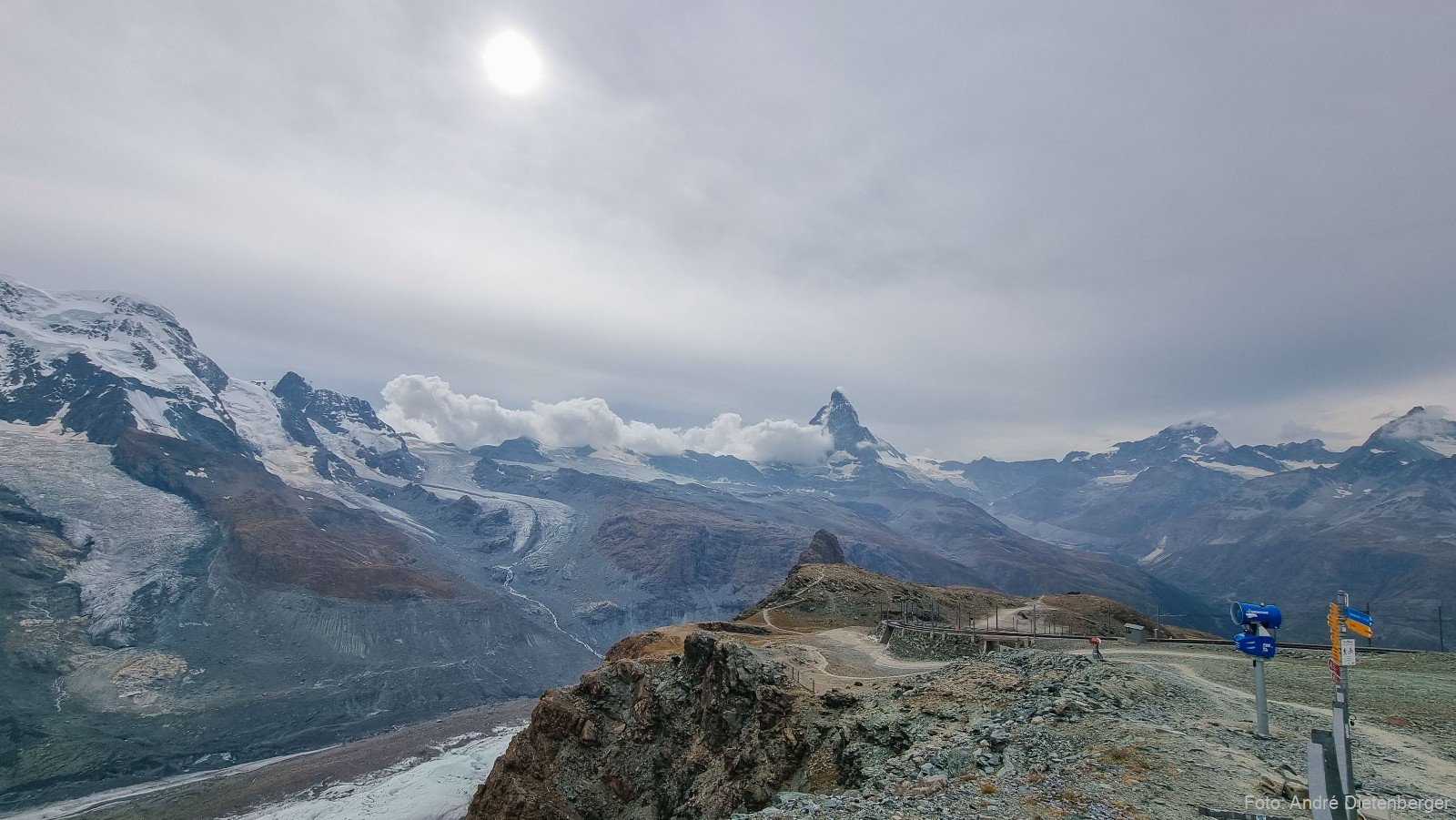 Gornergrat Berg Panorma