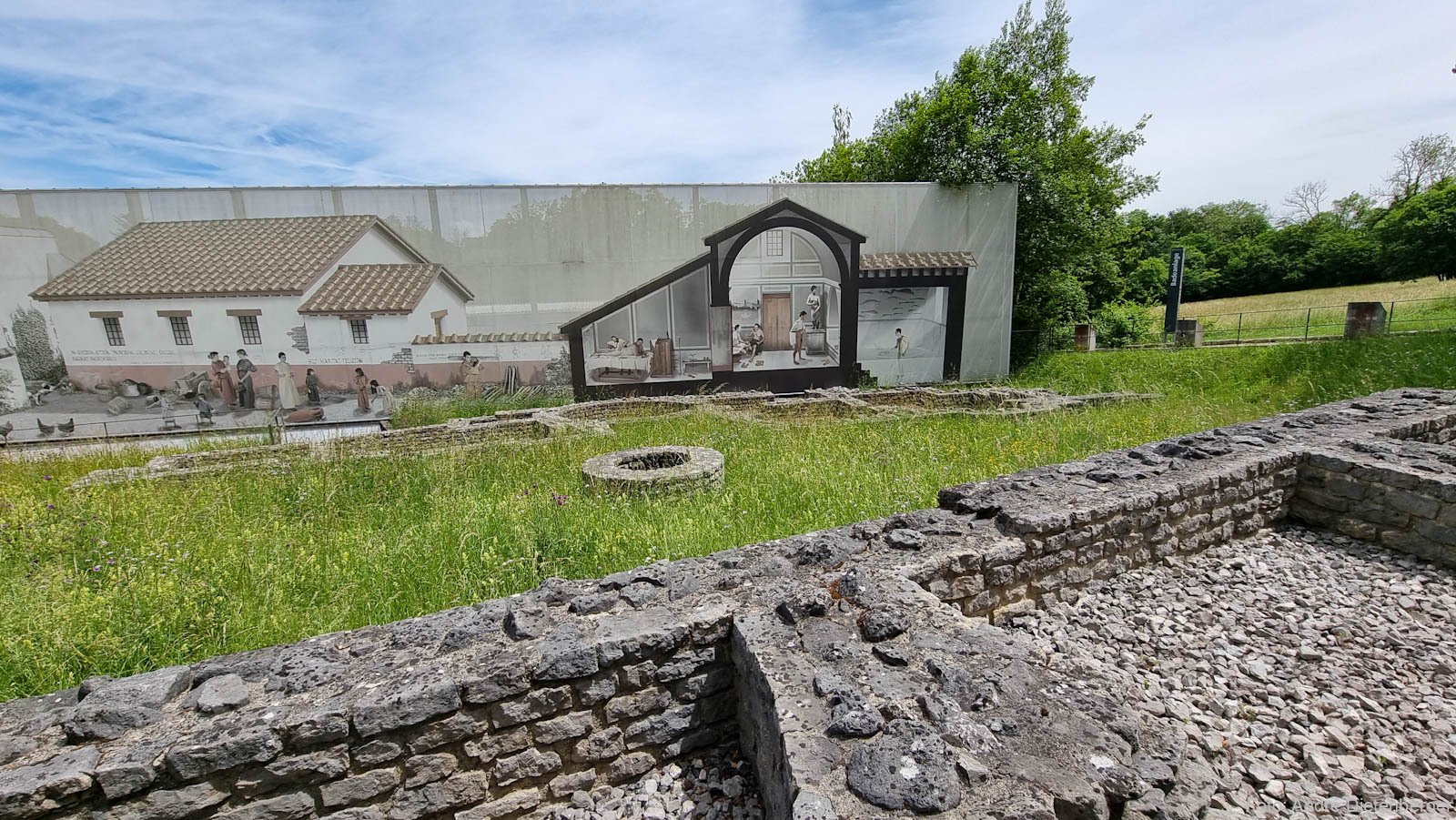 Badeanlage im Handwerksquartier von Augusta Raurica