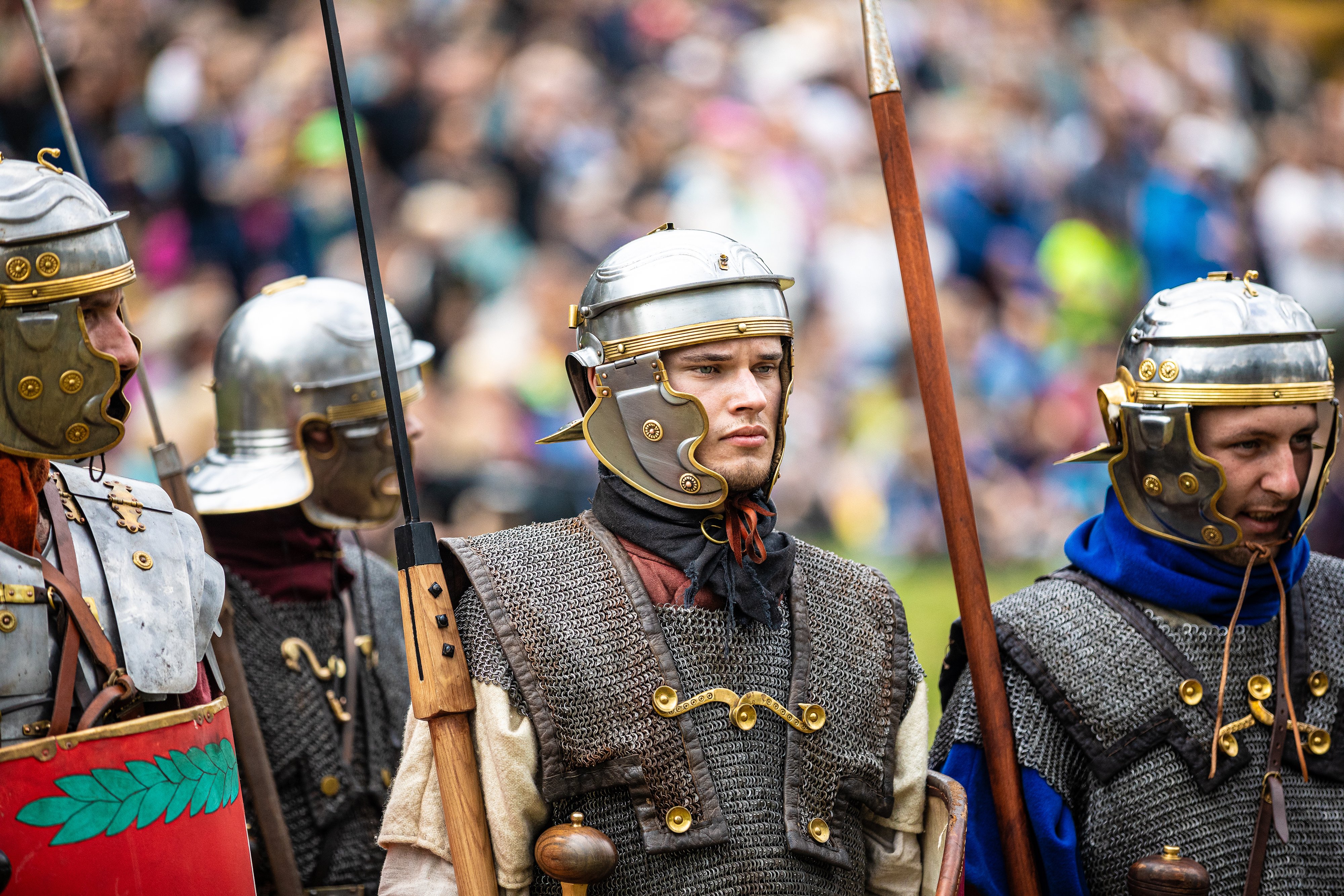 Römerfest Legionäre im Theater (c)Foto Matthias Willi