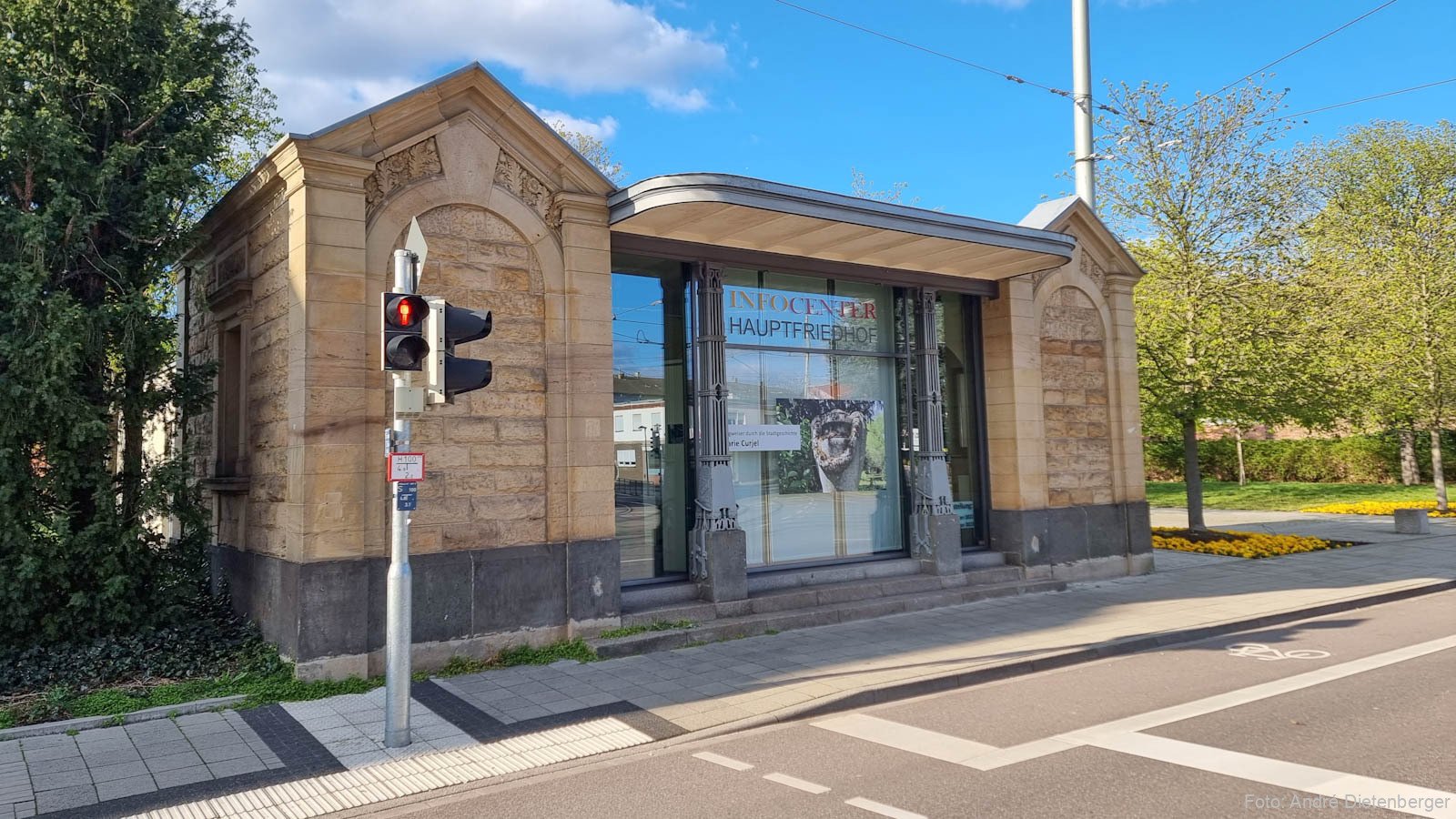 alte Wartehalle der elektrischen Straßenbahn (1905)