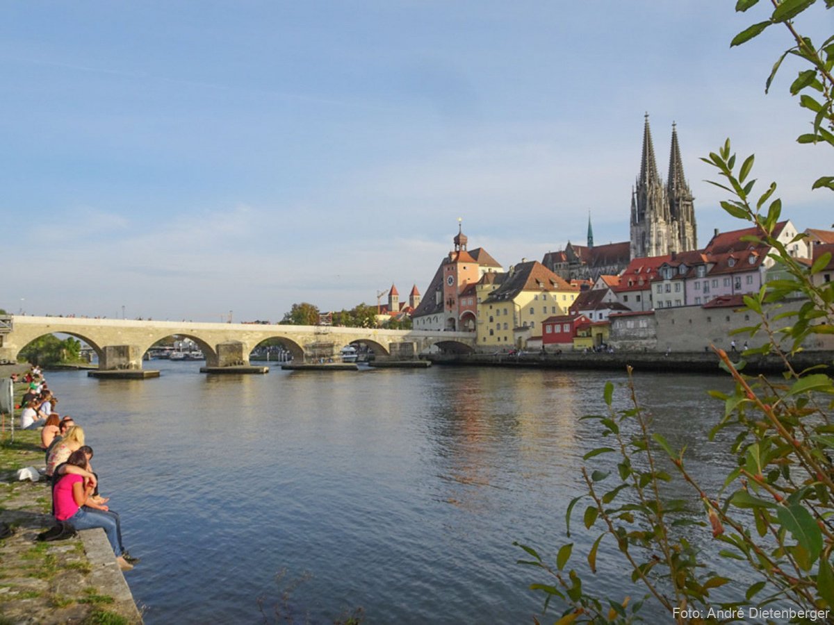 Regensburg mit Steinerne Brücke