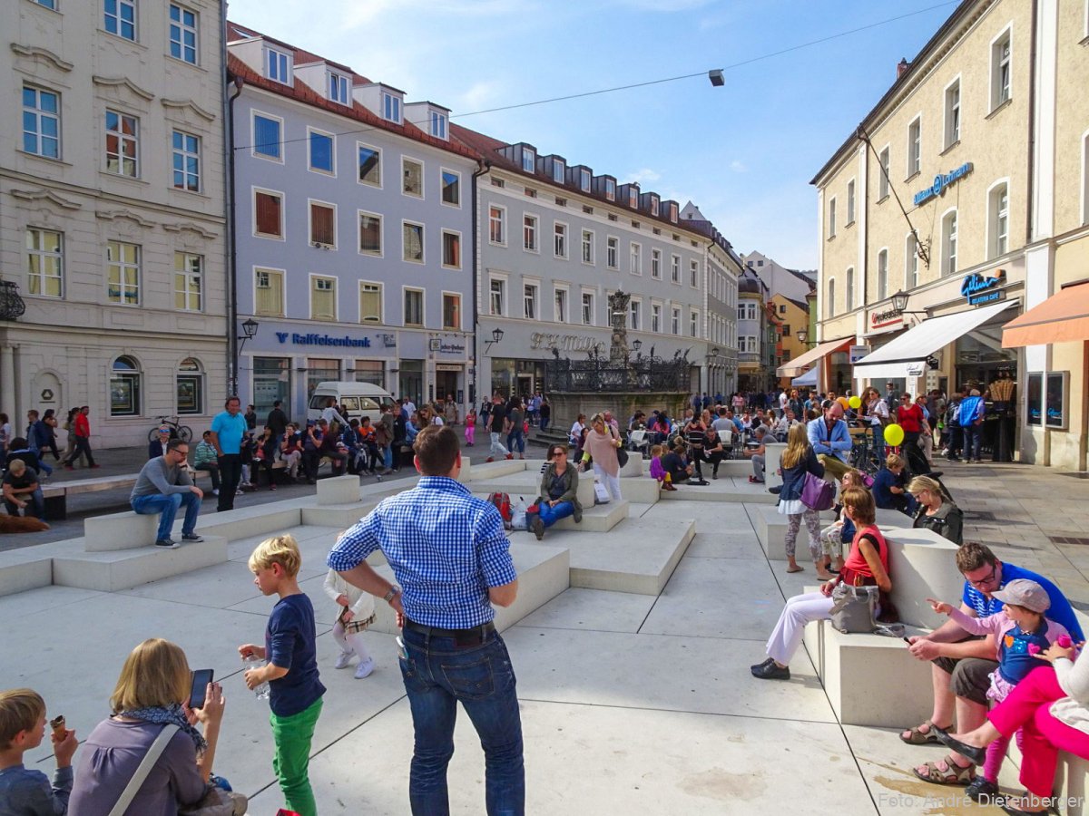 Regensburg - Neupfarrplatz, Gedenkort Jüdisches Viertel