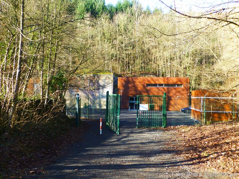 Der Eingang zur Dokumentationsstätte Regierungsbunker