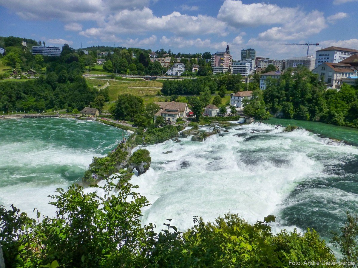 Rheinfall - Sicht vom Schloss Laufen