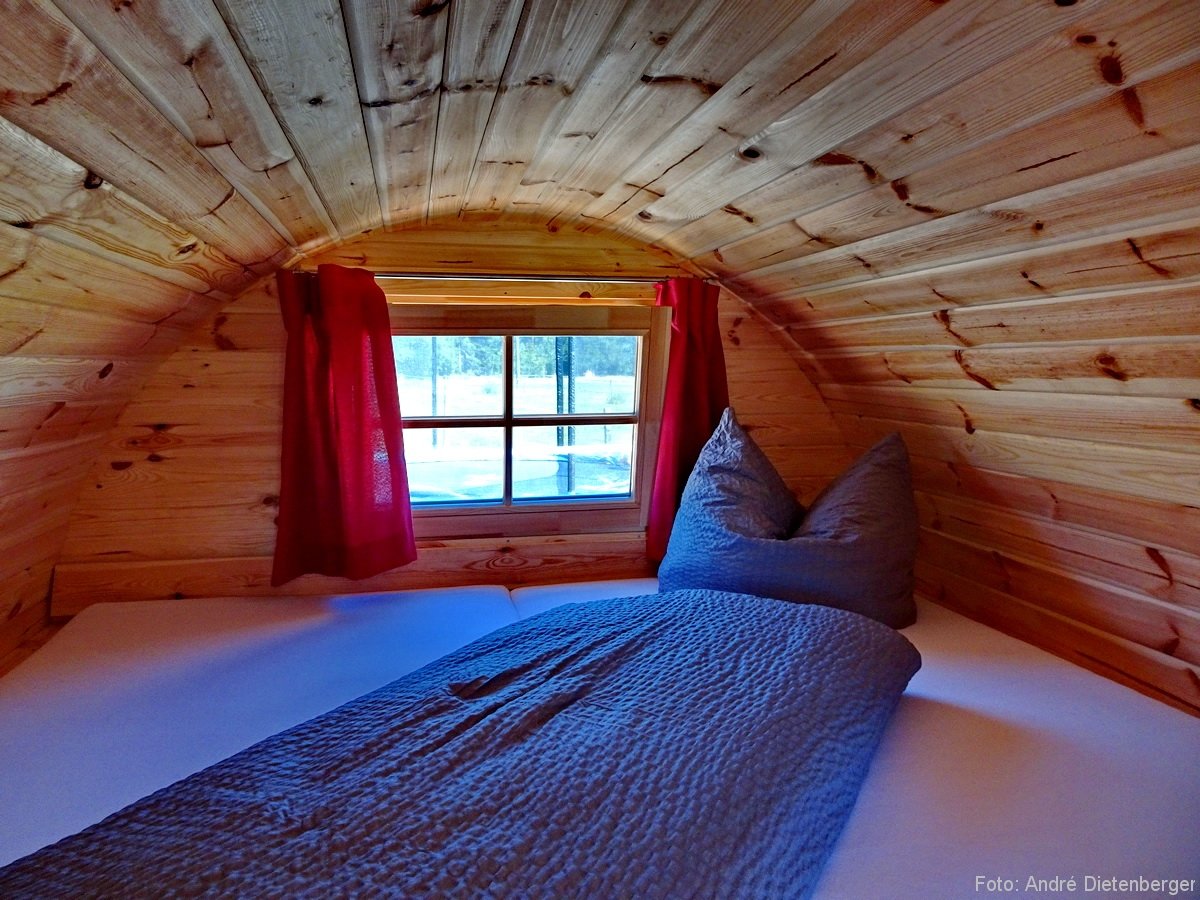 Biohof Gerspach - Holzfass Doppelbett