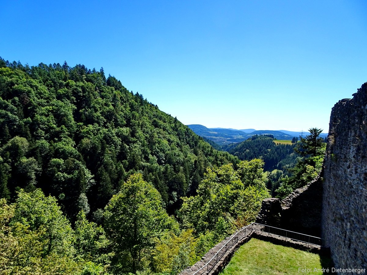 Burgruine Wieladingen - Aussicht