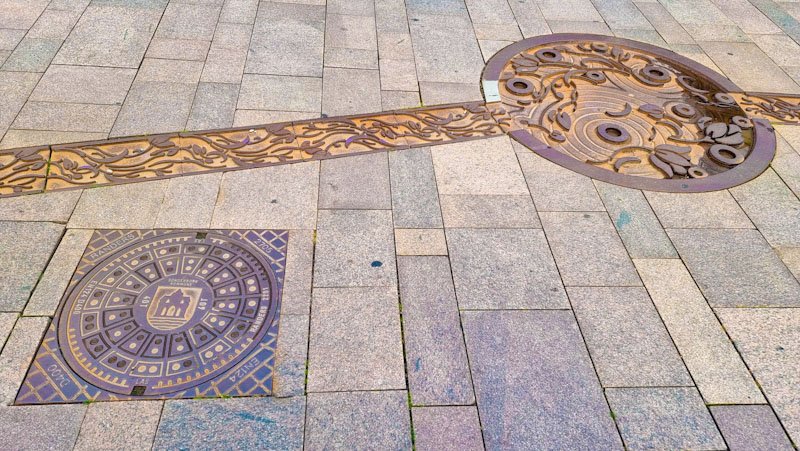 Jugendstil Drainagegitter
