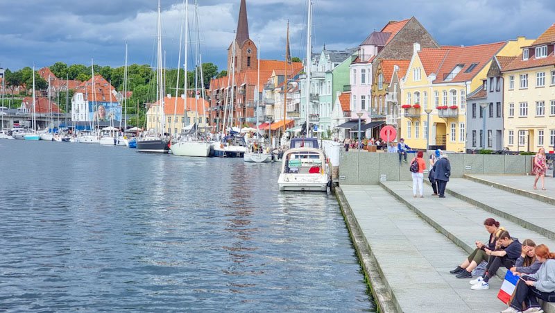 Sønderborg Havn mit Häusern