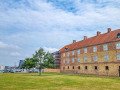 Blick vom Schloss zum Hafen