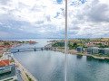 Sønderborg von oben, rechts das Alsion