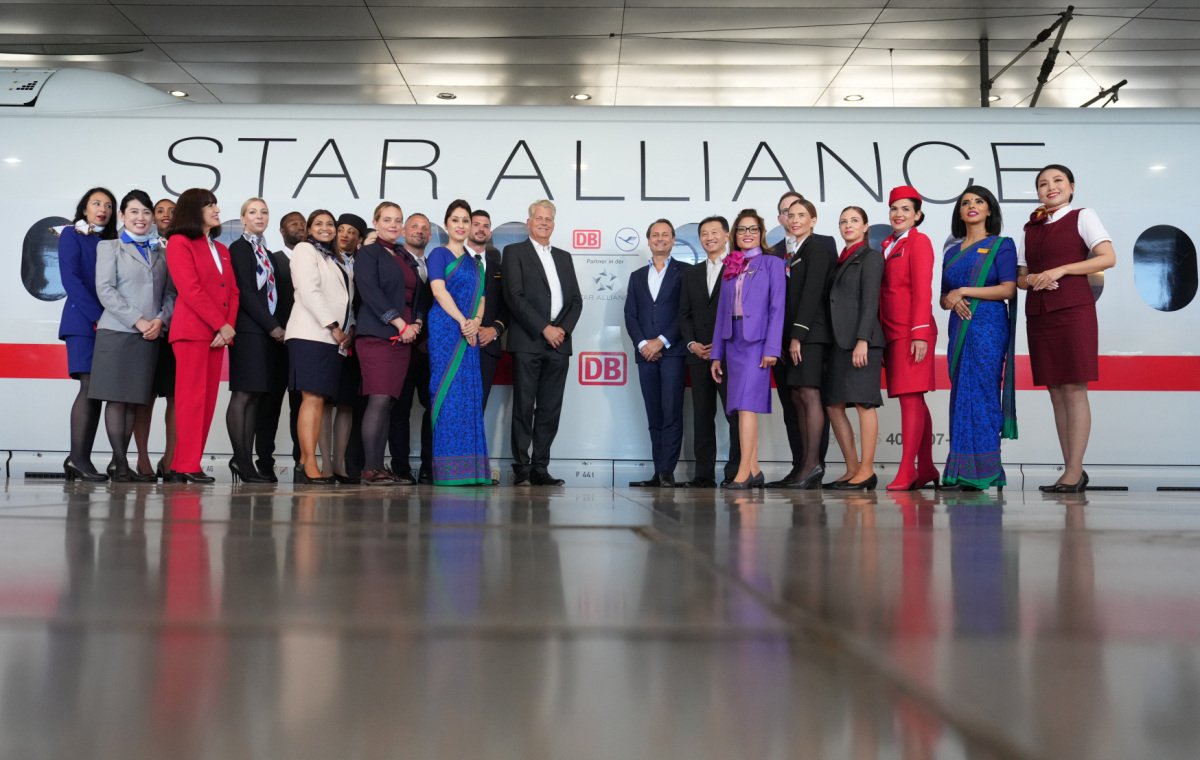 Star Alliance und DB (Quelle: Lufthansa)