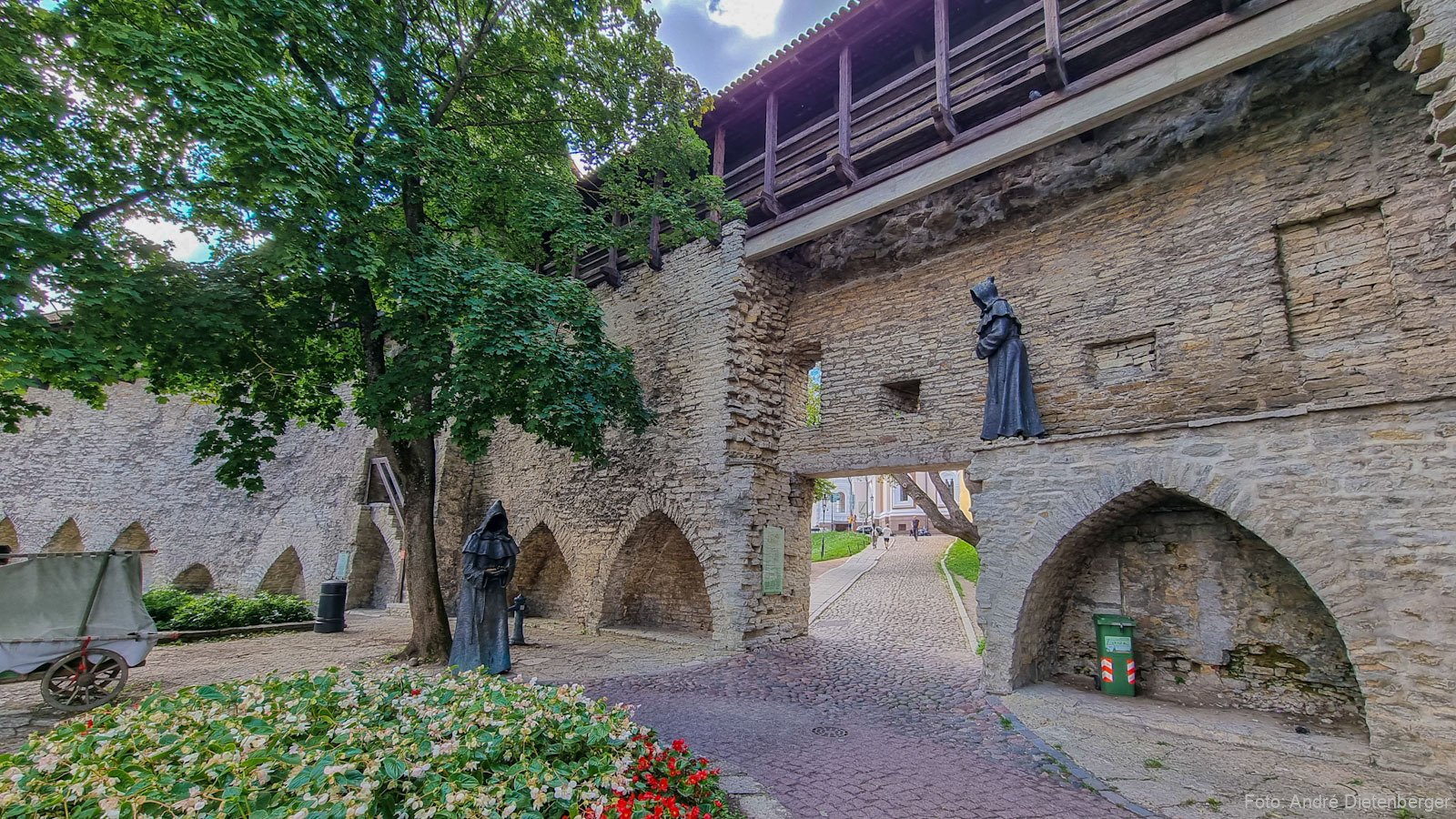 Garten des dänischen Königs am Mägdeturm